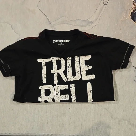 True Religion Boys' Short Sleeve Tee Sz 6 - Picture 4 of 4